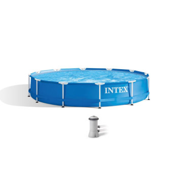 Intex® Metal Frame 28212 pool, cartridge filtration, 366x76 cm
