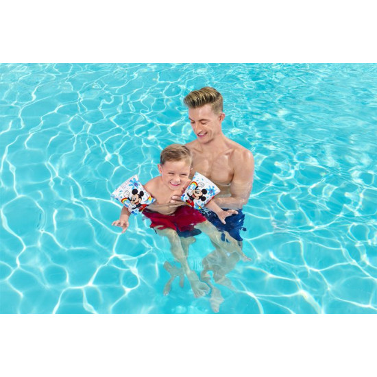 Swim armbands Bestway® 91002, Mickey&Friends, children's, inflatable, 230x150 mm Swim armbands Bestway® 91002, Mickey&Friends, children's, inflatable, 230x150 mm