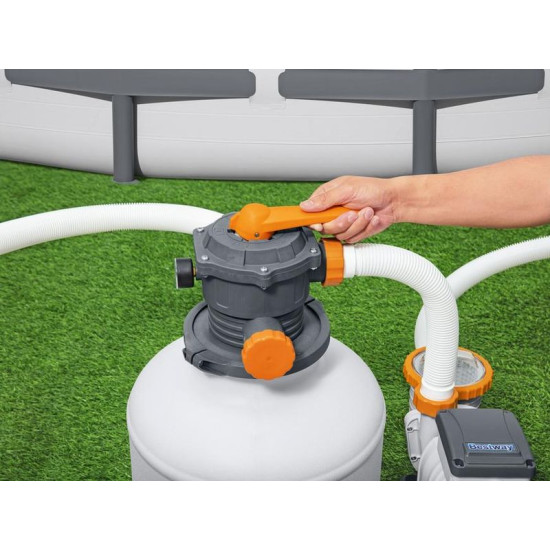 Bestway® FlowClear™ filtration, 58486, sand, for swimming pool, 11355 lit./h Bestway® FlowClear™ filtration, 58486, sand, for swimming pool, 11355 lit./h