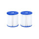 Bestway® FlowClear™ Cartridge(I) 58093 фильтр, 2шт в упаковке, картридж, картридж для бассейна, 1249 л/ч