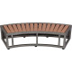MSpa® hot tub step, for round hot tub, rattan look, gray, 92x30x22 cm MSpa® hot tub step, for round hot tub, rattan look, gray, 92x30x22 cm