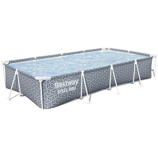 Bestway® Steel Pro Set, 3,66 м x 2,01 м x 66 см, насос, фильтрующий картридж, ремонтный пластырь