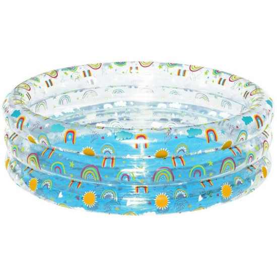 Bestway® 51045 Rainbow Splash Pool, Children's, Inflatable, 150x53 cm
