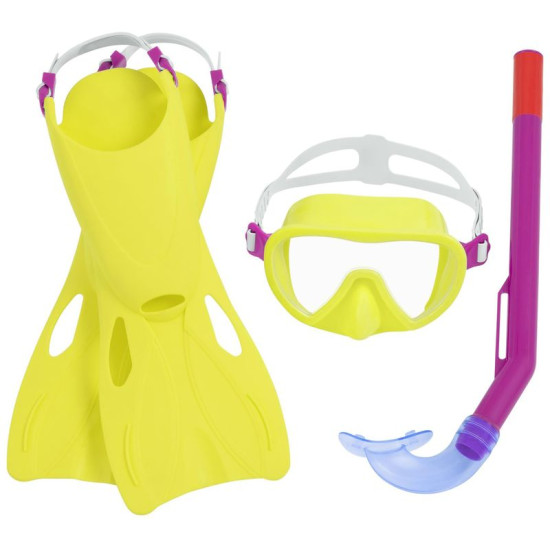 Bestway® 25039 Crusader Essential Goggles, Цветовое сочетание, Набор, Снорклинг, Очки для дайвинга с ластами Bestway® 25039 Crusader Essential Goggles, Цветовое сочетание, Набор, Снорклинг, Очки для дайвинга с ластами