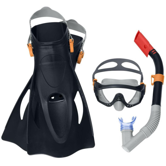 Bestway® 25020 Sparkl Water Goggles, Color Mix, Set, Snorkeling, Scuba Goggles with Fin Bestway® 25020 Sparkl Water Goggles, Color Mix, Set, Snorkeling, Scuba Goggles with Fin