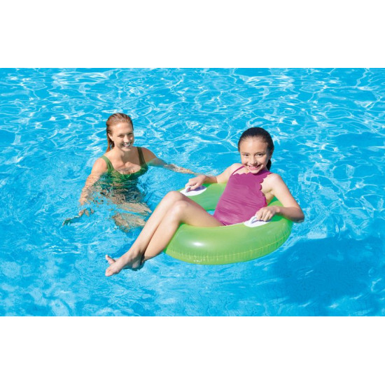 Кольцо Intex® 59258NP Hi-gloss, детское, надувное, водяное колесо, микс цветов, 76 см
