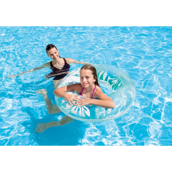 Intex® 59251NP Прозрачное кольцо, детское, надувное, водное, микс дизайнов, 91 см