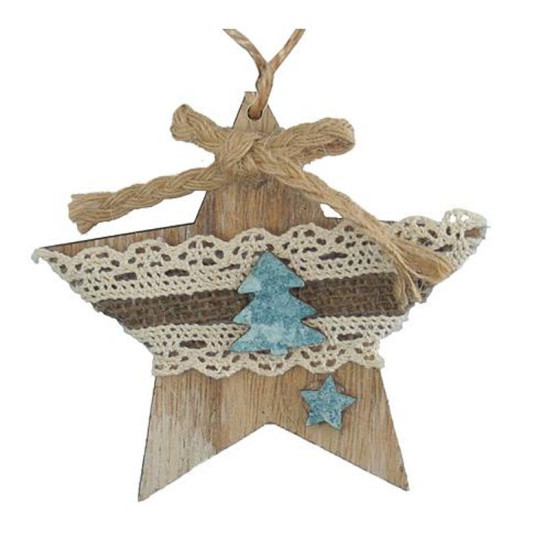 Jõulukaunistused MagicHome, Star, 10 cm, pkg. 5 tk
