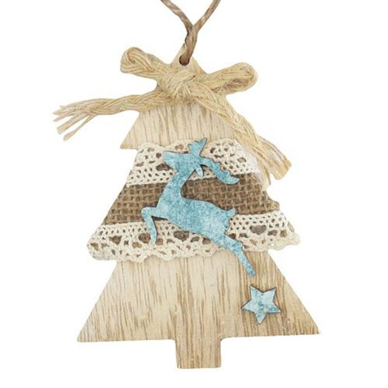 Christmas decorations MagicHome, Tree, 10 cm, pkg. 5 pcs