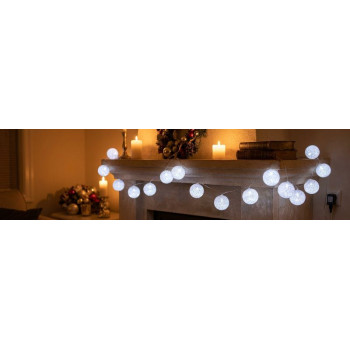 Christmas Light MagicHome Cottonball, White, L-3 m, IP20 Christmas Light MagicHome Cottonball, White, L-3 m, IP20