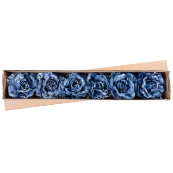 MagicHome lill, pojeng lehega, sinine, vars, õie suurus: 12 cm, õie pikkus: 23 cm, pakend. 6 tk. MagicHome lill, pojeng lehega, sinine, vars, õie suurus: 12 cm, õie pikkus: 23 cm, pakend. 6 tk.