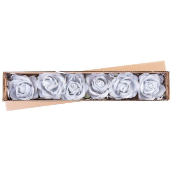 Dekoratsioon Lill, roos, sinine, vars, 6 tk. Dekoratsioon Lill, roos, sinine, vars, 6 tk.
