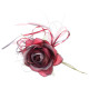 Dekoratsioon Lill, roos, Burgundia, vars, 6 tk. Dekoratsioon Lill, roos, Burgundia, vars, 6 tk.