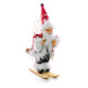 Christmas decoration XmMX190, Santa on skis, 18 cm Christmas decoration XmMX190, Santa on skis, 18 cm