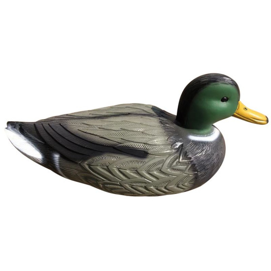 Decoration Wild duck, male, 41x19x17cm, plastic