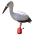 Decoration White stork, 72x20x15cm