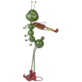 Decoration Mecco 3525, Ant with violin, 68 cm, sheet metal Decoration Mecco 3525, Ant with violin, 68 cm, sheet metal