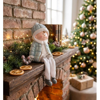Figure Boy, 13 cm, polyresin
