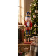 Figure Nutcracker, with cossack hat, wood