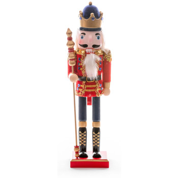 Figure Nutcracker, with cossack hat, wood