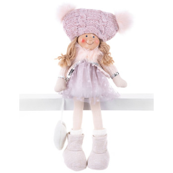 Christmas decoration XmMX468, Children, pink, 22 cm