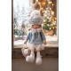 Christmas decoration XmMX667, Children, blue, 22 cm Christmas decoration XmMX667, Children, blue, 22 cm
