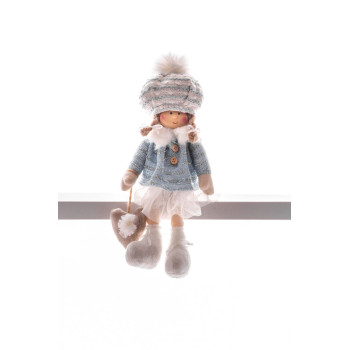 Christmas decoration XmMX667, Children, blue, 22 cm