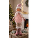 Christmas decoration XmMX372, Boy, pink, 75 cm