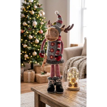 Christmas decoration XmDE35, Reindeer doe, standing, 81 cm Christmas decoration XmDE35, Reindeer doe, standing, 81 cm