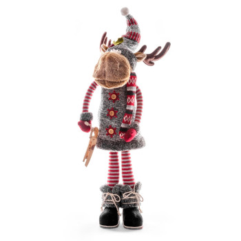 Christmas decoration XmDE35, Reindeer doe, standing, 81 cm