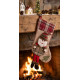 Christmas decoration MagicHome XmJ014, Santa sock, 50 cm Christmas decoration MagicHome XmJ014, Santa sock, 50 cm