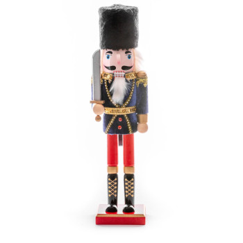 Figure Nutcracker, with crown, wood