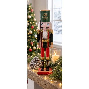 Figure Nutcracker, with hat, wood Figure Nutcracker, with hat, wood
