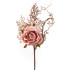 Twig MagicHome Christmas, with rose, pink - gold, 26 cm