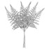 Twig MagicHome Christmas, fern, silver, 19 cm