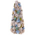 MagicHome Christmas tree, decorated, natural, blue, 40 cm