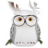 Owl MagicHome, 13x16x15cm, white, down