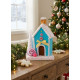 Dekoratsioon MagicHome Candy Line, Maja, sinine, 27 cm, rippuv Dekoratsioon MagicHome Candy Line, Maja, sinine, 27 cm, rippuv