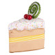 Decoration MagicHome Candy Line, cookie, brown, 13x9x15 cm, hanging Decoration MagicHome Candy Line, cookie, brown, 13x9x15 cm, hanging
