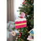 Decoration MagicHome Candy Line, cookie, pink, 13x9x15 cm, hanging Decoration MagicHome Candy Line, cookie, pink, 13x9x15 cm, hanging