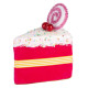 Decoration MagicHome Candy Line, cookie, pink, 13x9x15 cm, hanging Decoration MagicHome Candy Line, cookie, pink, 13x9x15 cm, hanging