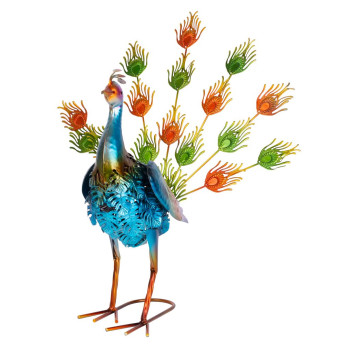 Decoration Mecco, Peacock, 53 cm, sheet metal Decoration Mecco, Peacock, 53 cm, sheet metal