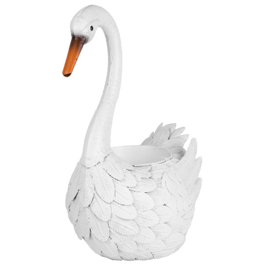 Decoration Mecco, Goose, 43 cm, sheet metal