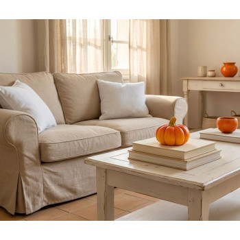 Decoration MagicHome Nature, Pumpkin, terracotta, 13,80x13,80x11 cm