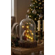 Decoration MagicHome Christmas, Bethlehem in a glass dome, 7 LED, 2xAAA, interior, 11,80x11,80x19 cm