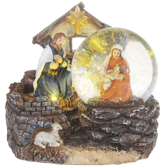 Decoration MagicHome Christmas, Betlehem, 2 LED warm white, 2xAAA, interior, 11x9,50x10 cm Decoration MagicHome Christmas, Betlehem, 2 LED warm white, 2xAAA, interior, 11x9,50x10 cm