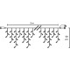 Christmas Light MagicHome Christmas Icicle, 200 LED cold white, MULTI CONNECT, icicle, simple lighti Christmas Light MagicHome Christmas Icicle, 200 LED cold white, MULTI CONNECT, icicle, simple lighti