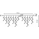 Christmas Light MagicHome Christmas Icicle, 400 LED cold white, MULTI CONNECT, icicle, simple lighti Christmas Light MagicHome Christmas Icicle, 400 LED cold white, MULTI CONNECT, icicle, simple lighti
