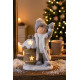 Decoration MagicHome Christmas, Boy with mailbox, 1 LED, 3xAA, ceramics, 33x23x45 cm Decoration MagicHome Christmas, Boy with mailbox, 1 LED, 3xAA, ceramics, 33x23x45 cm