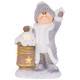 Decoration MagicHome Christmas, Boy with mailbox, 1 LED, 3xAA, ceramics, 33x23x45 cm Decoration MagicHome Christmas, Boy with mailbox, 1 LED, 3xAA, ceramics, 33x23x45 cm